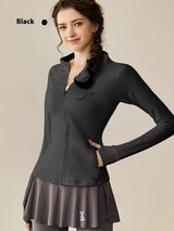 Premium Women's Athletic Yoga Set - Long Sleeve Running & Tennis Suit
