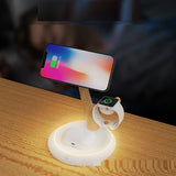 4-in-1 Magnetic Wireless Charging Station - Universal Stand for Phone, Watch & Earbuds
