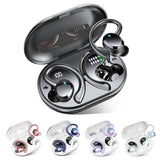Premium Q38 Wireless Bluetooth Earbuds - Waterproof Sports Headphones with Digital Display