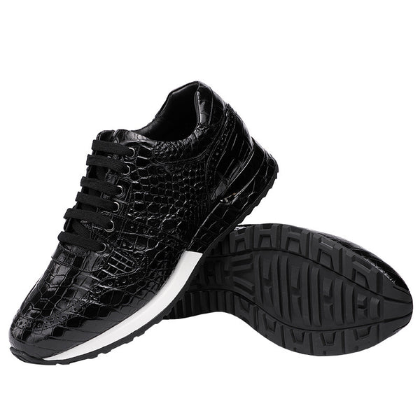 Stylish Men's Retro Fashion Casual Lace-Up Sneakers - Comfortable Walking Shoes