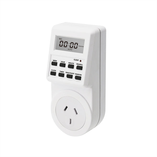 Australian-style Small Screen Timing Smart Socket