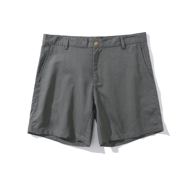 Comfortable Linen Cotton Casual Shorts - Breathable Summer Pants for Men