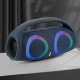 Premium RGB Bluetooth Speaker - Waterproof Portable War Drum with LED Lights