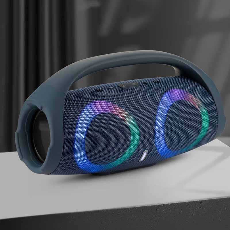 Premium RGB Bluetooth Speaker - Waterproof Portable War Drum with LED Lights