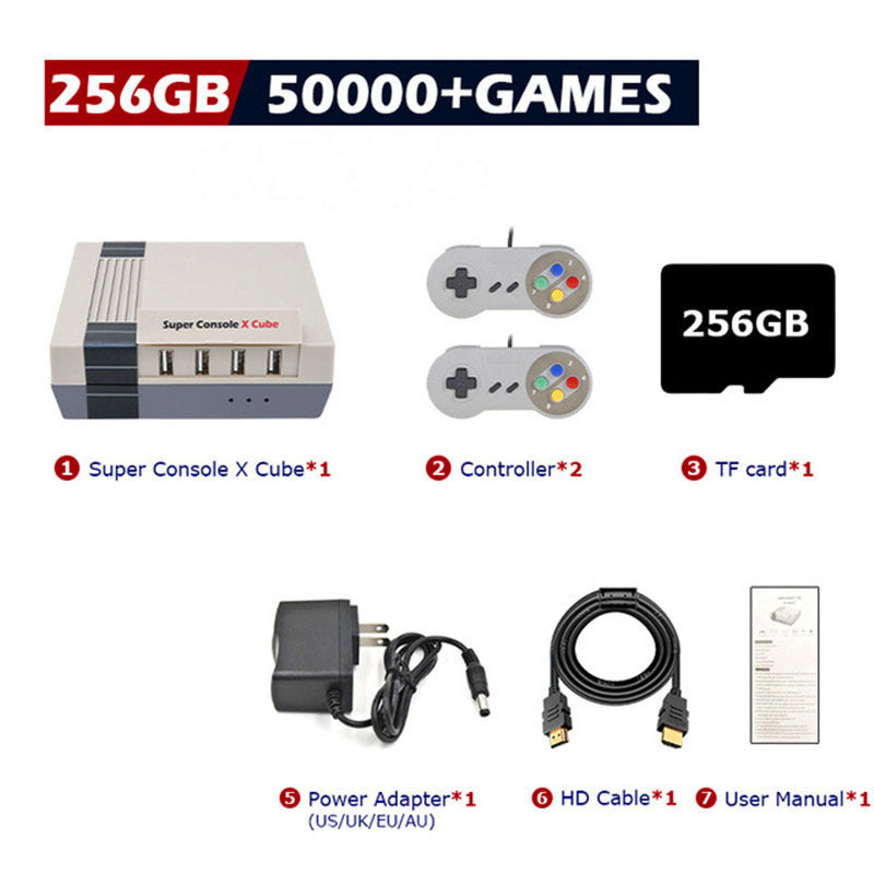 Classic Retro Gaming Console - 8-Bit Entertainment System with Built-in Games