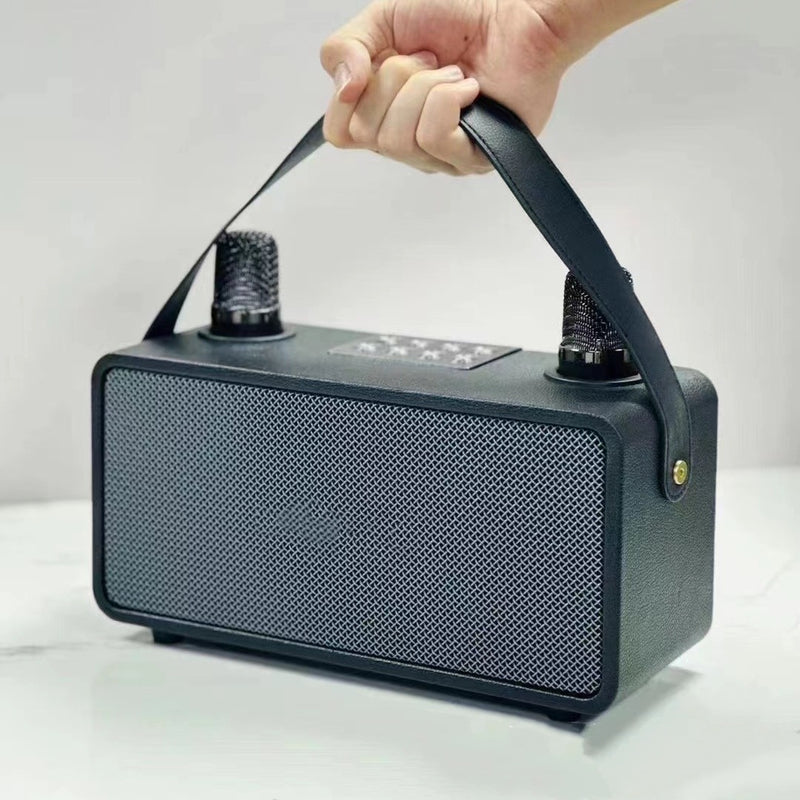 Premium Wireless Bluetooth Karaoke Speaker - High Power Portable Audio System with Microphone