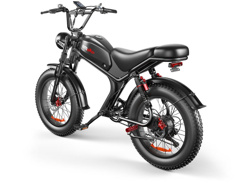 High-Performance 20" Fat Tire Electric Bike - 1000W Motor, 75KM Range