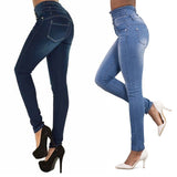 High Quality Woman Denim Pencil Pants Top Brand Stretch Jeans High Waist Pants