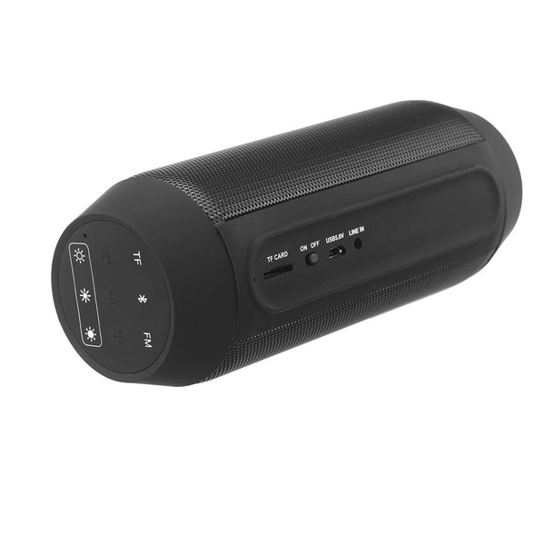 Wireless Bluetooth Speaker with Colorful LED Lights - 360° Surround Sound & Long Battery Life