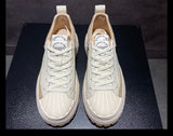 Men's Premium Leather Height Increasing Sports Shoes - Thick Sole Athletic Footwear