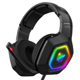 Professional Gaming Headset with Microphone - Wired Over-Ear Headphones