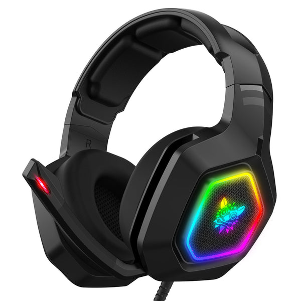 Professional Gaming Headset with Microphone - Wired Over-Ear Headphones