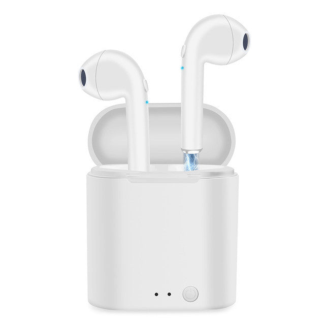 Premium i7s Wireless Bluetooth Earbuds - Gaming Headphones with Semi-In-Ear Design