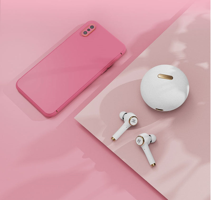 Q3 True Wireless Bluetooth 5.0 Earbuds - Touch Control In-Ear Headphones with Charging Case
