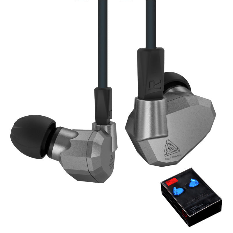 Professional Multi-Driver In-Ear Headphones with Built-in Microphone