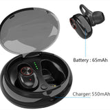 Premium Wireless Bluetooth 5.0 Earbuds - IPX5 Waterproof with Charging Case