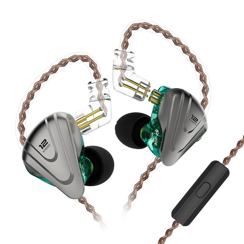 Professional KZ ZSX Terminator Gaming Headset - 12-Unit Hybrid Driver Audio Experience