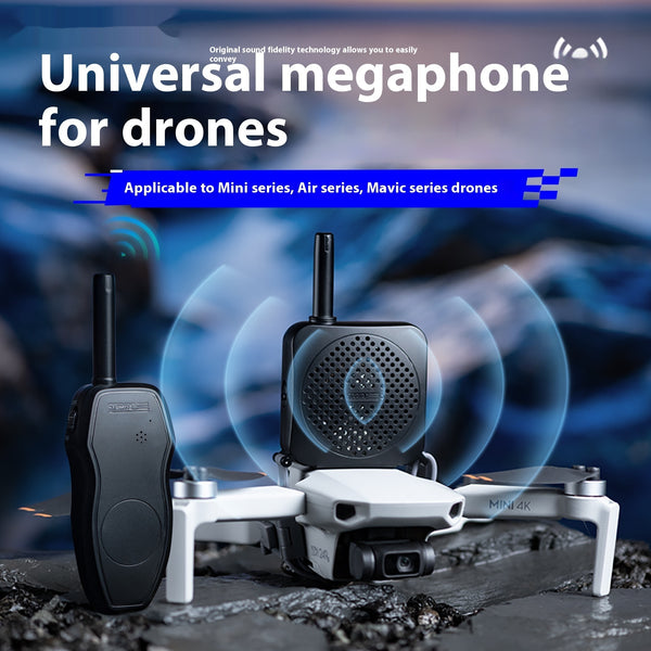 Professional UAV High-Altitude Megaphone Speaker System with Walkie Talkie