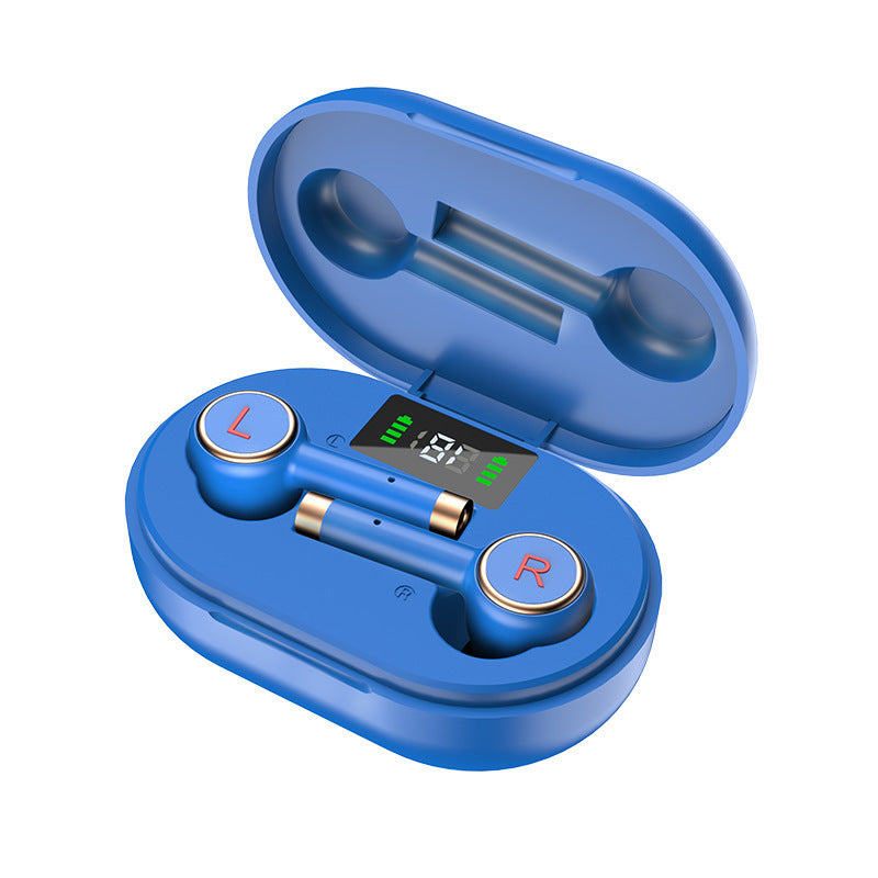 Wireless Bluetooth 5.0 Sports Earbuds with 15M Range & Battery Display - Premium Sound Quality