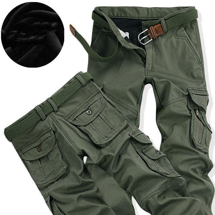 Multi-Pocket Cargo Work Overalls - Heavy Duty Plush Padded Professional Workwear
