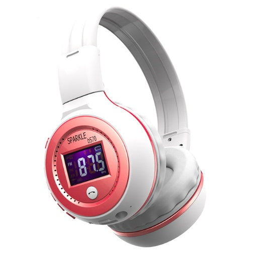 ZEALOT B570 Wireless Bluetooth Headset - Premium Stereo Sound with FM Radio & Memory Card Support
