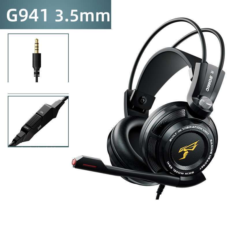 Professional Gaming Headset G941 - Wired Esports Earphones for Students