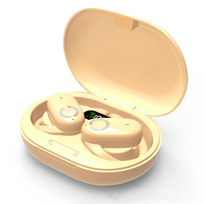 Wireless Bluetooth Headset with Digital Display - 15m Range & 8-Hour Battery Life