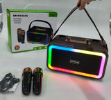Wireless Karaoke Bluetooth Speaker with Dual Microphones - Portable Sound System