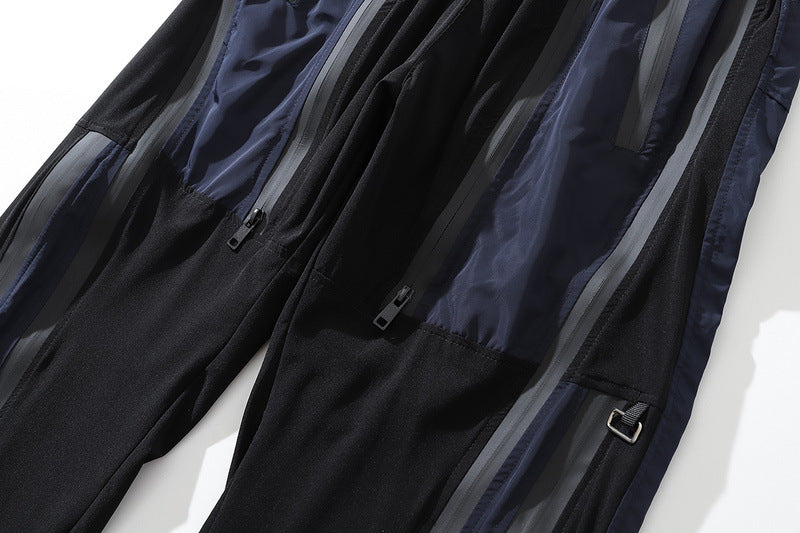 Urban Multi-Pocket Drawstring Cargo Trousers - Loose Fit Street Style Pants