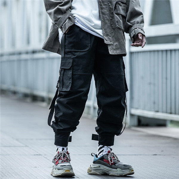 Tactical Cargo Pants Men - Military Style Combat Trousers with Velcro Straps & Multi-Pockets