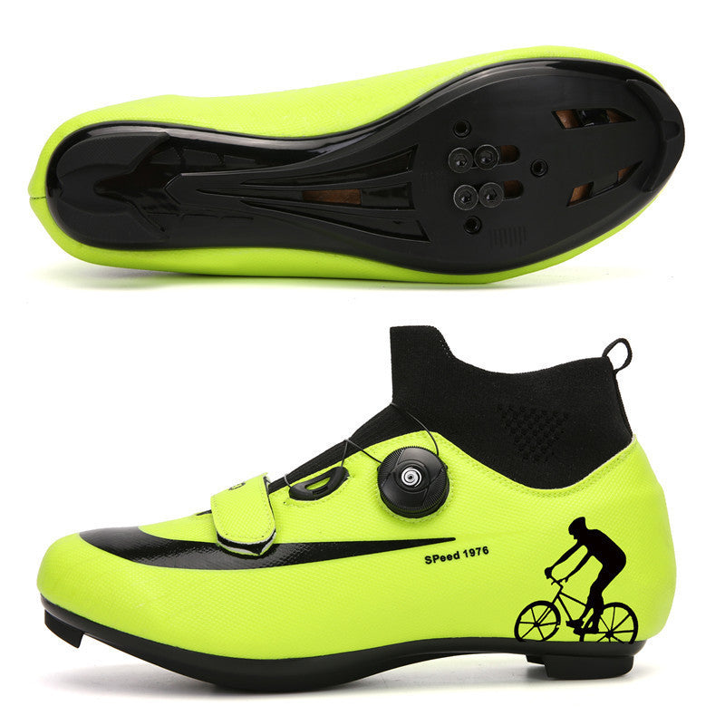 Professional Mountain Cycling Shoes - Men's Lock-In Power Bicycle Shoes