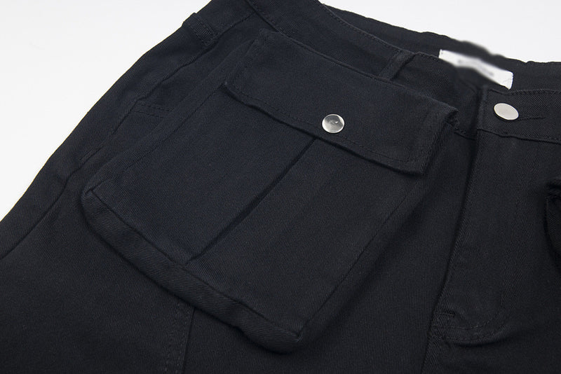 Stylish Bootcut Work Trousers - Cotton Blend Cargo Pants for Men & Women