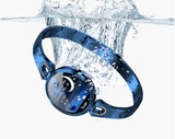 Elegant Rose Gold Smart Watch - Waterproof Fitness Tracker with Heart Rate Monitor for Active Women