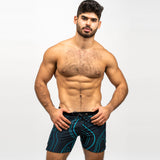 Comfortable Beach Boxer Swimming Trunks - Plus Size Men's Swimwear