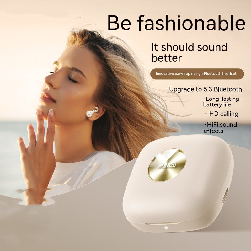 Premium Wireless Bluetooth Earbuds with Ultra-Long Battery Life - V5.3 Bass Headphones