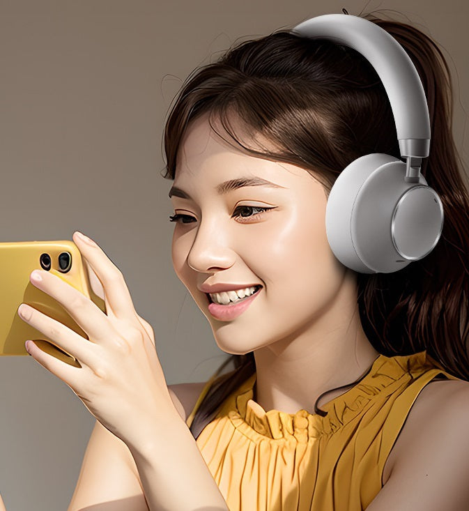 Professional Active Noise Cancelling Bluetooth Headphones - 30H Battery Life