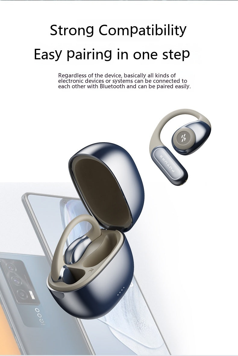 Wireless Bone Conduction Bluetooth Headphones - Long Battery Life Sports Earbuds