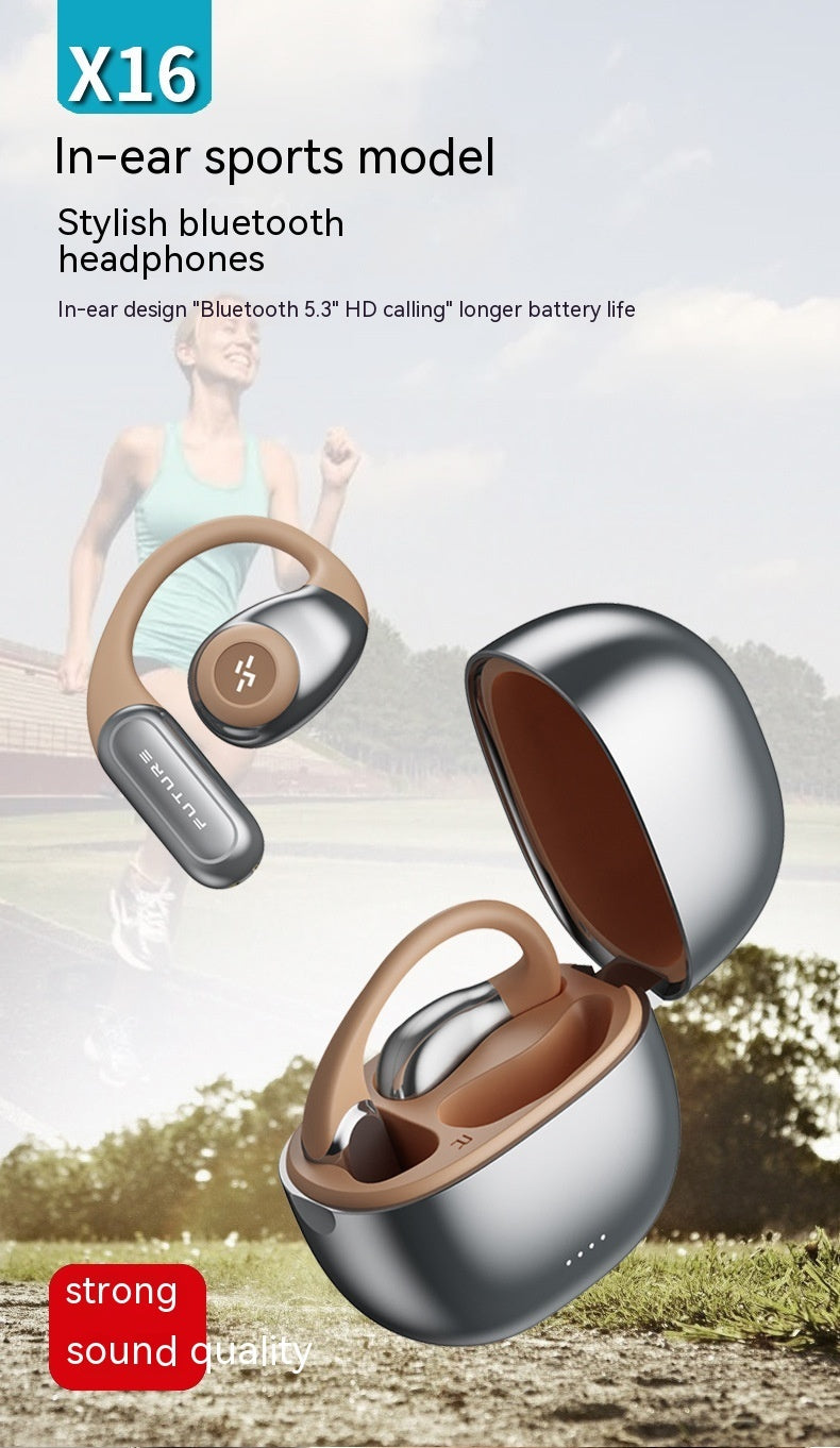 Wireless Bone Conduction Bluetooth Headphones - Long Battery Life Sports Earbuds