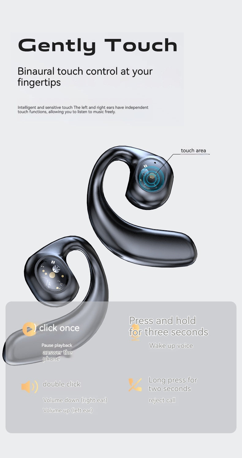 Revolutionary Open-Ear Bluetooth Earphones - Y3 Wireless Sports Headphones