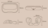 Wireless Sports Bluetooth Headset - 8-10 Hour Battery Life & Comfortable Ear Hook Design