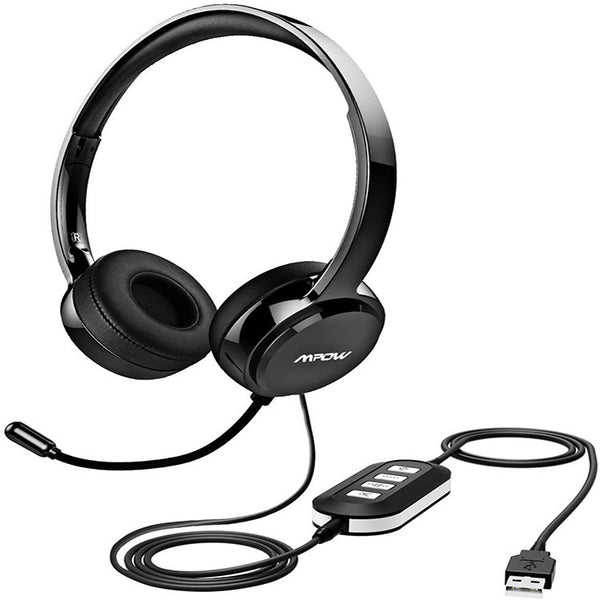 Premium USB Audio Adapter with Microphone - 3.5mm Headset Sound Card for Computer & Mobile