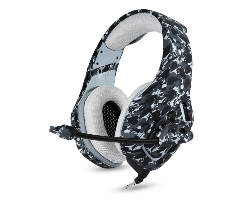 Professional Gaming Headset with Microphone - Camouflage Design for PS4, PC & Mobile