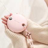 5000mAh Portable Power Bank with Hand Warmer - Digital Display Charger Compatible with Samsung & Xiaomi