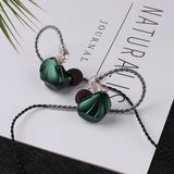 TRN VX Professional Hybrid In-Ear Earphones - 6BA+1DD Drivers with Detachable Cable