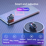 Wireless Bluetooth 5.0 Earbuds with Digital Display - 30H Playtime Touch Control Headset