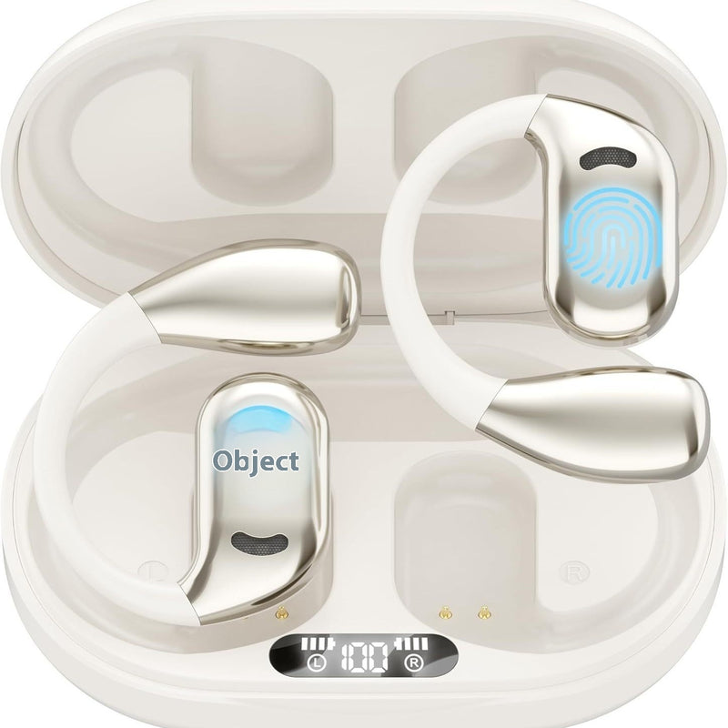 Smart AI Translation Bluetooth Earbuds - Open Ear Hook Design with Multi-Language Support