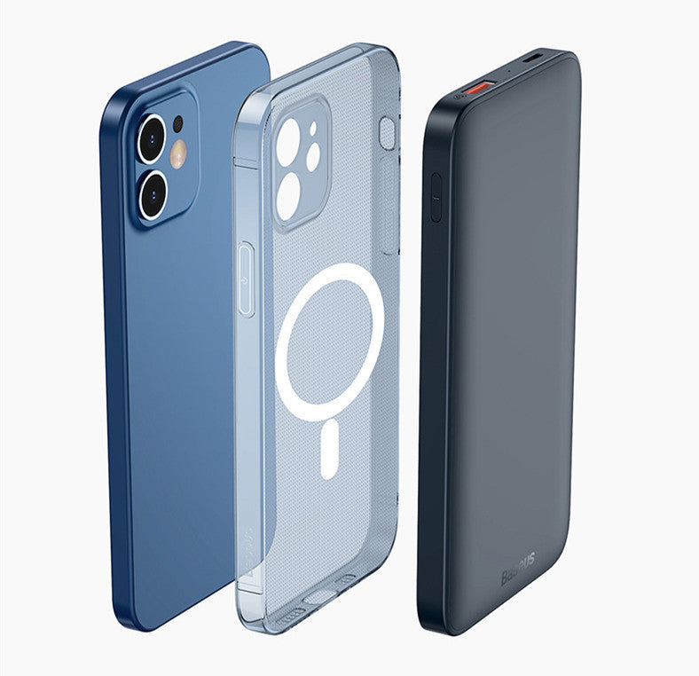 Baseus Magnetic Wireless Power Bank 10000mAh - Ultra-Thin Fast Charging Compatible with iPhone 12/13