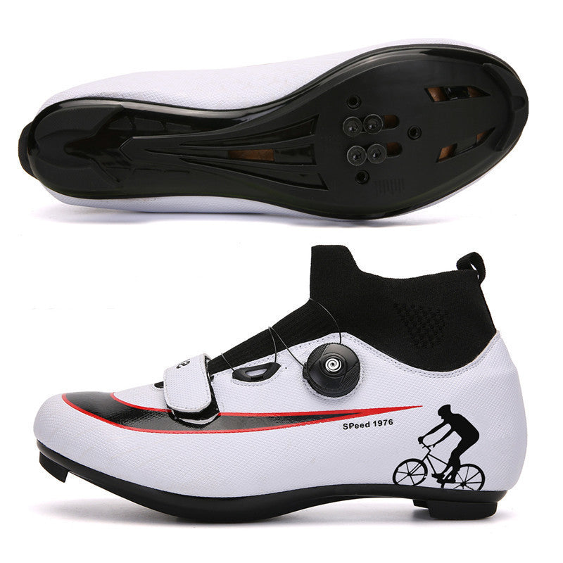 Professional Mountain Cycling Shoes - Men's Lock-In Power Bicycle Shoes