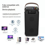 Wireless Bluetooth Speaker with LED Color Lights - Portable Sound System