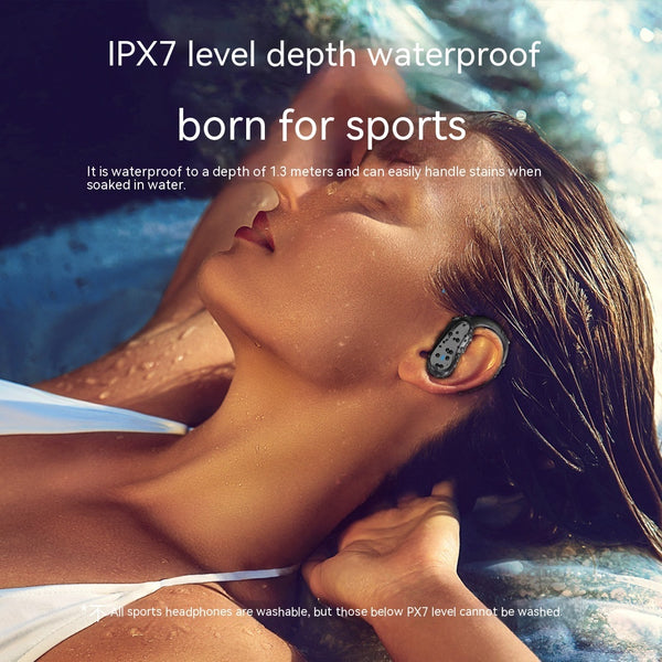 Wireless Sports Earbuds - IPX7 Waterproof Bluetooth Headphones with Noise Reduction